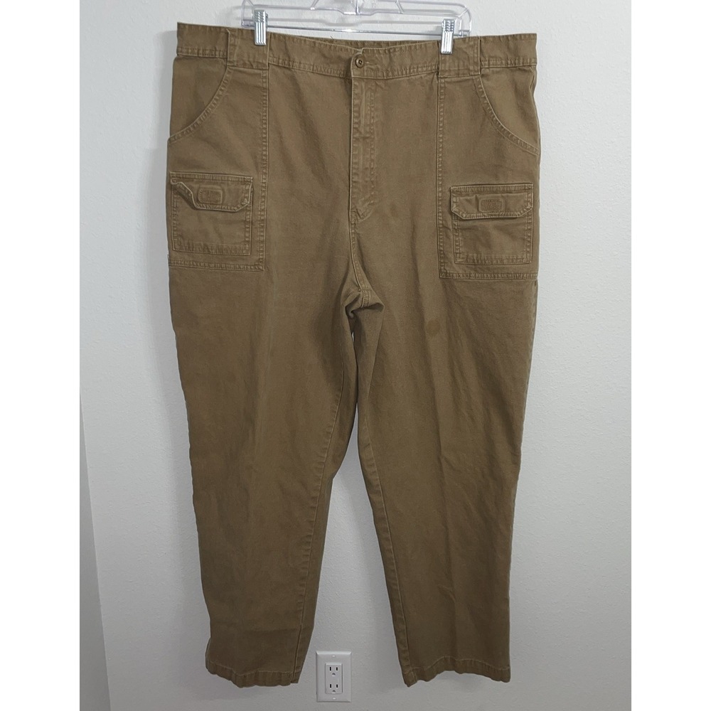 Men's Cabela's Brown Tactical 7-Pocket Hiker Fishing Hiking Cargo Pants‎ 46X32